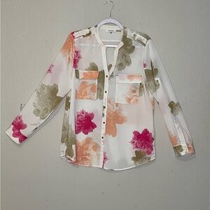 Calvin Klein Multicolor Floral Blouse